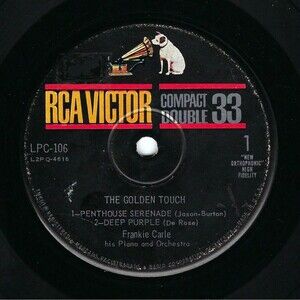 Frankie Carle Compact 33 ‎EP The Golden Touch on RCA Victor G+ Jazz